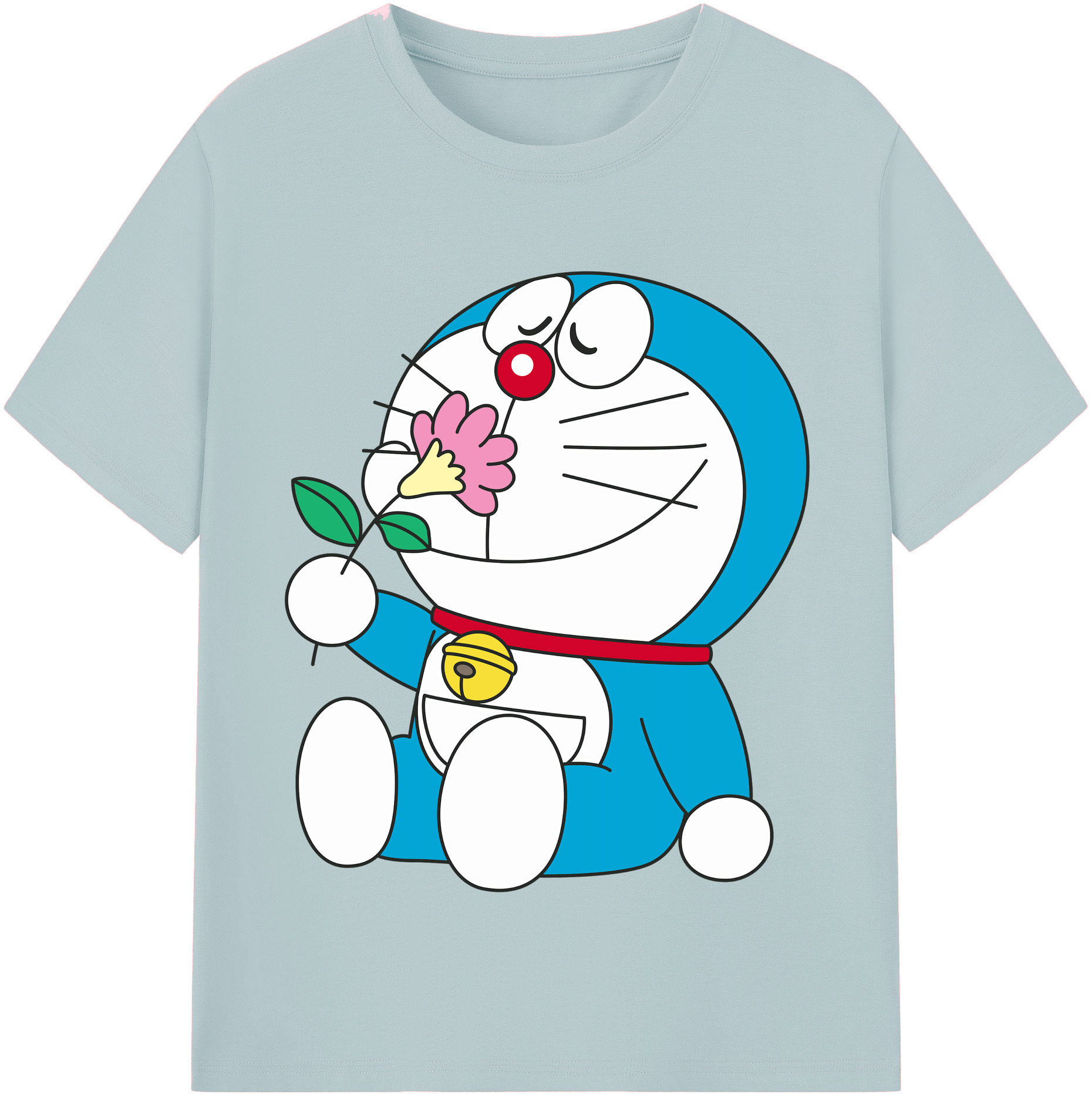 （画像用） ドラえもん Doraemon 綿100％半袖Tシャツ（フロントプリント）